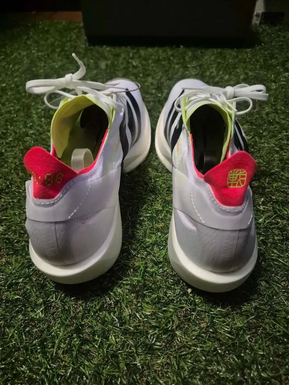 adidas Adizero Takumi Sen 11 Cloud White Core Black Lucid Red
